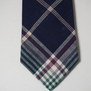 Pendleton Plaid Necktie Classic Tartan Pattern Men's Accessory‎ Tie 100% Cotton